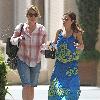 Anna Friel goes shopping at Barney's Los Angeles.