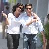 Janice Dickinson in good spirits while going out to lunch with a friend in West Hollywood Los Angeles.