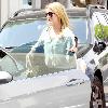 Lo Bosworth star of MTV's 'The Hills' getting into her car after shopping at Kitson in West Hollywood Los Angeles.