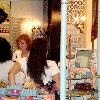 Susan Sarandon buying chocolates at MarieBelle Express inside the Limelight Marketplace New York City.