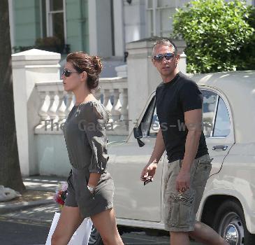 Gary Lineker and Danielle Bux out and about in Notting HillLondon.