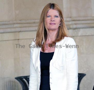 'The Young and The Restless' star and Two-time Emmy Award  winning actress Michelle Stafford shopping at The Grove in Hollywood sporting fur lined winter ankle boots.Los Angeles.