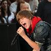 Justin Bieber performs on NBC's 'Today' show Toyota concert series held at the Rockefeller Center. New York City.