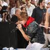 Justin Bieber performs on NBC's 'Today' show Toyota concert series held at the Rockefeller Center. New York City.