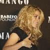 Shakira presents the new Mango solidarity T-Shirt collection inspired by the official World Cup song 'Waka Waka' Madrid.