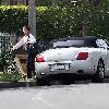 Jennifer Love Hewitt seen leaving in her white Bentley after working out at the gym in Toluca Lake. Los Angeles.