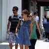 Jessica Alba seen leaving the Cheesecake Factory in Beverly Hills after having lunch. Los Angeles.