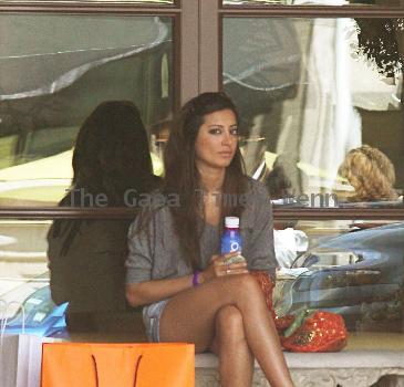 Noureen Dewulf outside the The Montage Hotel in Beverly HillsLos Angeles.