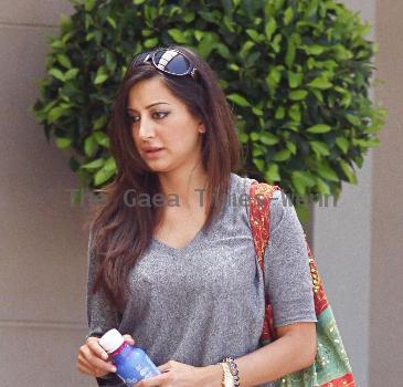 Noureen Dewulf outside the The Montage Hotel in Beverly HillsLos Angeles.