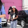 Snooki aka Nicole Polizzie seen leaving the Platinum Image Spa in Hollywood. Los Angeles.