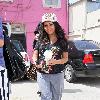 Snooki aka Nicole Polizzie seen leaving the Platinum Image Spa in Hollywood. Los Angeles.