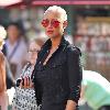 Amber Rose out shopping at The Grove Los Angeles.