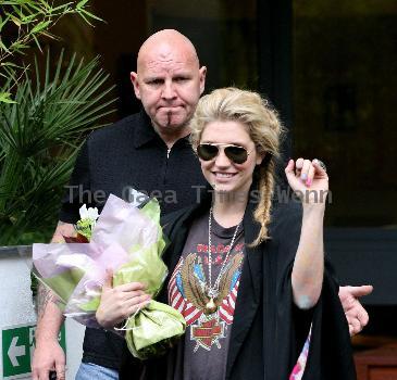 Kesha aka Ke$ha outside the ITV studios London.