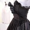 Passion For Fashion And Fine Textiles - AuctionThe Emanuel black taffeta gown worn by Lady Diana Spencer for her first offical appearance with her then Fiance HRH Prince Charles in 1981.Today the dress is auctioned and estimated  at £30-50,000. being auctioned today by Kerry Taylor Auctions. London.