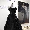 Passion For Fashion And Fine Textiles - AuctionThe Emanuel black taffeta gown worn by Lady Diana Spencer for her first offical appearance with her then Fiance HRH Prince Charles in 1981.Today the dress is auctioned and estimated  at £30-50,000. being auctioned today by Kerry Taylor Auctions. London.