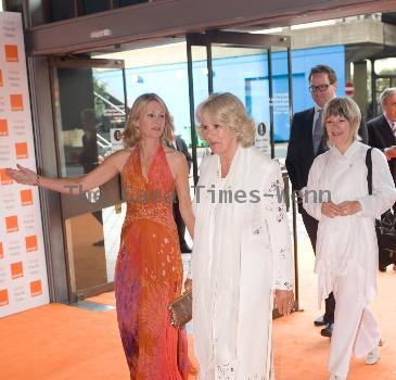 Camilla, Duchess of Cornwall 
arriving at the Orange Prize for Fiction 2010 at the Royal Festival Hall. 
London, England.