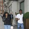 John Mikel Obi Celebrities outside the May Fair hotel London.