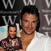 Peter Andre signs copies of his new book 'My World' at Waterstone's Piccadilly London.