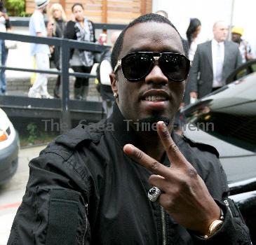 Diddy aka Sean Combs, outside the ITV studios London.