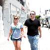 Nicole Eggert and a friend head to Ana. M Lifestyle boutique on Melrose Avenue Los Angeles.