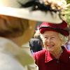 Queen Elizabeth II tours the gardens at Capel Manor College in Enfield, Middlesex, where she opened the Queen Elizabeth, Queen Mother Centenary Garden and met with staff and students. London.