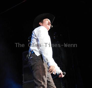 Kix Brooks and Ronnie Dunn of Brooks & Dunn performing on stage during their Last Rodeo Tour at the Cruzan  Amphitheatre West Palm Beach.