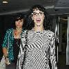 Katy Perry at Heathrow airport London.