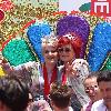 Kelly Osbourne and Sharon Osbourne appearing as the Grand Marshalls on the big float in the parade for Los Angeles's 40th Gay Pride Celebration Los Angeles.