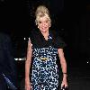 Socialite Ivana Trumpoutside of the Cipriani restaurant London.