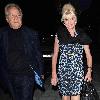 Socialite Ivana Trumpoutside of the Cipriani restaurant London.