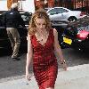 Kylie Minogue arriving at Blakes Hotel London.