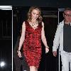 Kylie Minogue arriving at Blakes Hotel London.