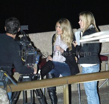 Jennifer Hawkins The Australian supermodel at the Opera Bar in Sydney Opera House during the 'Sydney Vivid' festival. Sydney.