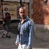 Louie Spence The choreographer out and about in Covent Garden. London.