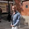 Louie Spence The choreographer out and about in Covent Garden. London.