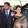 Aishwarya Rai Bachchan, Abhishek Bachchan Raavan - UK film premiere held at the BFI Southbank -arrivals. London.