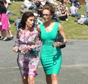 Eastenders' actress Kara Tointon 
at Down Royal Racecourse for Specsavers Derby in Lisburn
County Down, Northern Ireland.