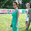 Eastenders' actress Kara Tointon 
at Down Royal Racecourse for Specsavers Derby in Lisburn
County Down, Northern Ireland.