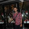 Richard Bacon and his wife Rebecca McFarlane 
arriving at the Ivy Club 
London, England.