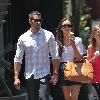 Jesse Metcalfe and Cara Santana Jesse Metcalfe shopping at The Grove while his girlfriend eats an ice cream cone Los Angeles.