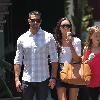 Jesse Metcalfe and Cara Santana Jesse Metcalfe shopping at The Grove while his girlfriend eats an ice cream cone Los Angeles.