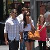 Jesse Metcalfe and Cara Santana Jesse Metcalfe shopping at The Grove while his girlfriend eats an ice cream cone Los Angeles.