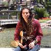 Jason Castro The former American Idol contestant performs an impromptu gig at the water fountain at The Grove, where he played two songs before continuing on his way Los Angeles.