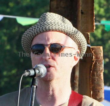 Billy Bragg performing on stageThe 2010 Glastonbury Music Festival held at Worthy Farm in Pilton - Day 1 Somerset.