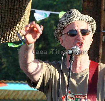 Billy Bragg performing on stageThe 2010 Glastonbury Music Festival held at Worthy Farm in Pilton - Day 1 Somerset.