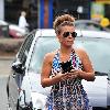 Coleen Rooney out and about in Chester after visiting the hairdressers Cheshire.