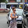 Coleen Rooney out and about in Chester after visiting the hairdressers Cheshire.