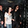 Katy Perry and Russell Brand Leaving a studio in London London.