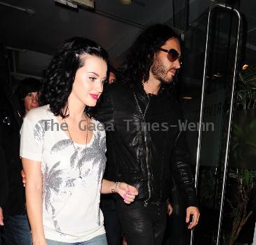 Katy Perry and Russell Brand