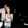 Katy Perry and Russell Brand Leaving a studio in London London.